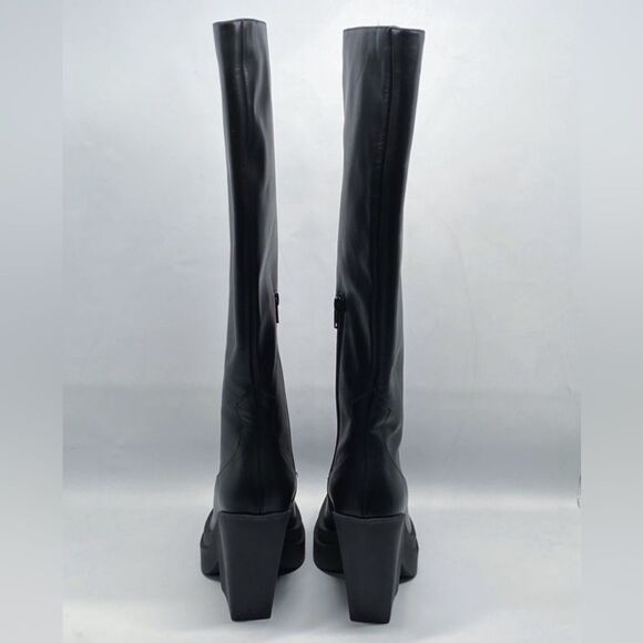 Gia Borghini Texan Leather Platform Knee-High Boots size 40 - Picture 5 of 13